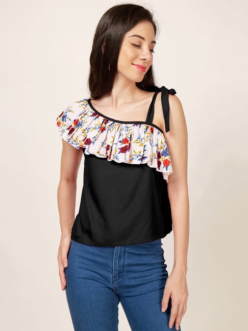 Buy One Shoulder Tops Starting At Upto 70% Off Online In India