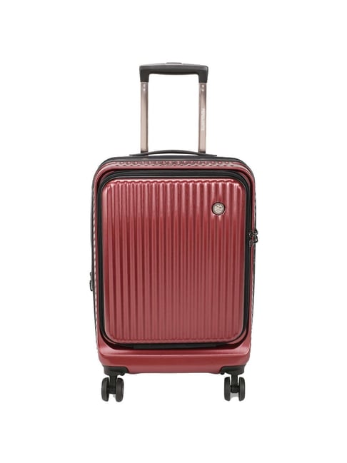 Perquisite Voyager Wine Red Hard 20" Cabin Luggage-picture-46