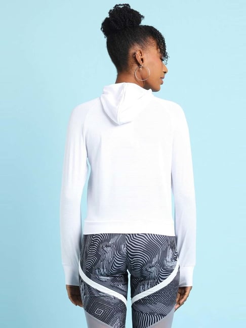 Buy Forever 21 White Regular Fit Hoodie for Women Online Tata CLiQ