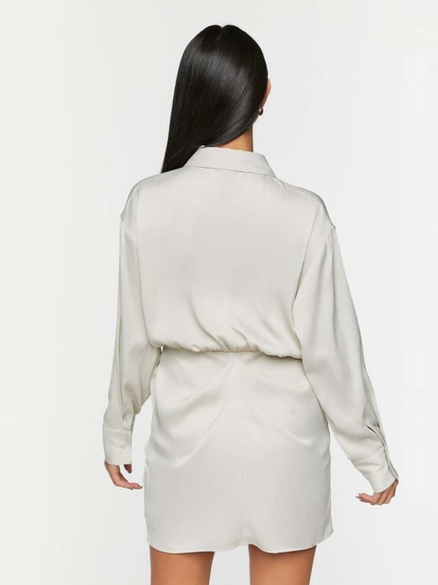 Buy Forever 21 White Shirt Dress for Women Online @ Tata CLiQ