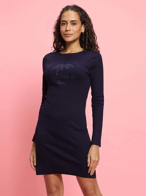 Forever 21 navy dress hotsell