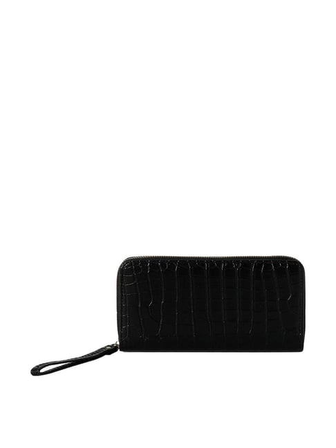 Buy Dune Womens Zip Around Removable Card Slot Purse Black