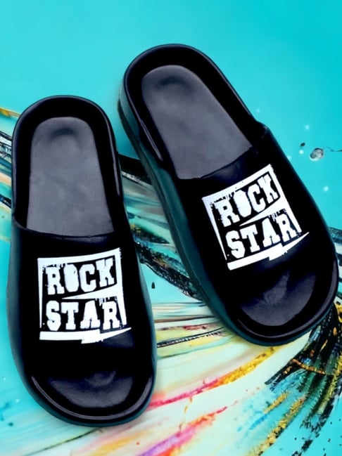 Pampy Angel Men s Black Slides