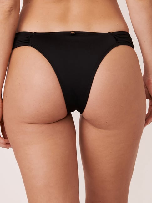 BLACK Thong Bikini Bottom