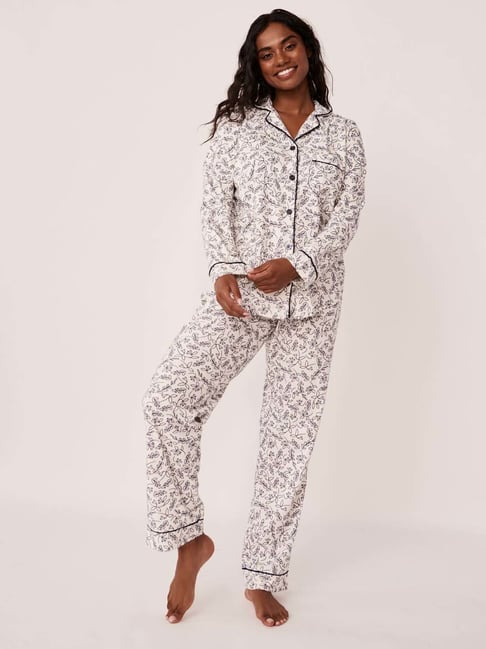 Womens leopard pj discount set