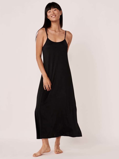 Buy ABACADA'S GAJAB Black Night Gown Online at Low Prices in India -  Paytmmall.com