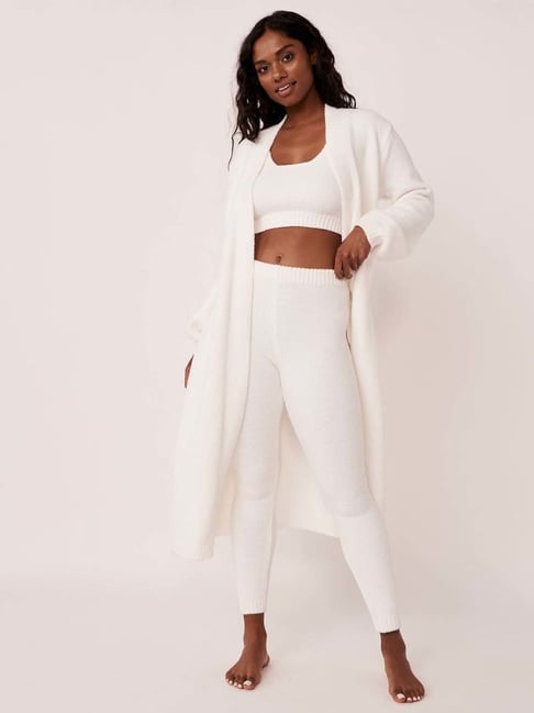 Plain hot sale white cardigan