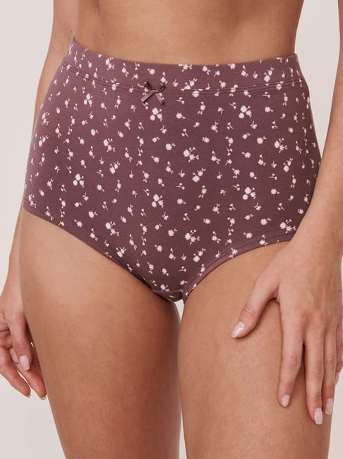 La Vie En Rose Pink Cotton Printed Panty