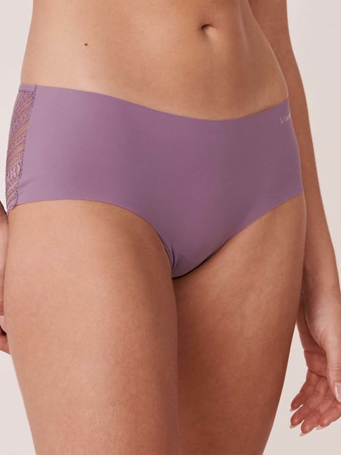 La Vie En Rose Purple Lace Work Panty