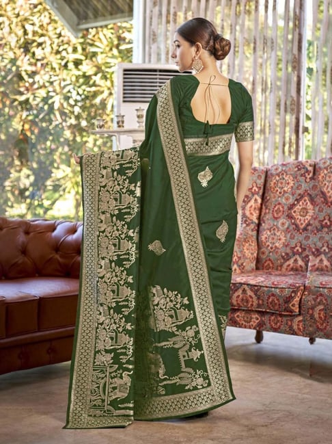 Exquisite Patola Silk Engagement Trendy Saree