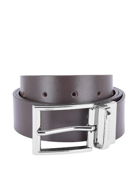 Buy Black & Brown Leather Reversible Belt for Men Online At Best Price @  Tata CLiQ