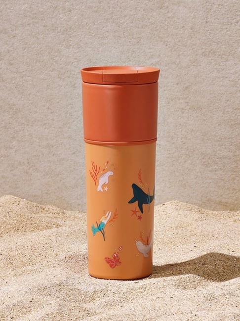 Orange Replacement Lid for Starbucks Ceramic Travel Mugs