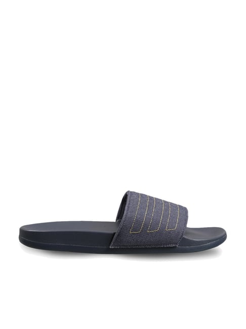 Buy Adidas Men s ADILETTE COMFORT Navy Slides for Men at Best