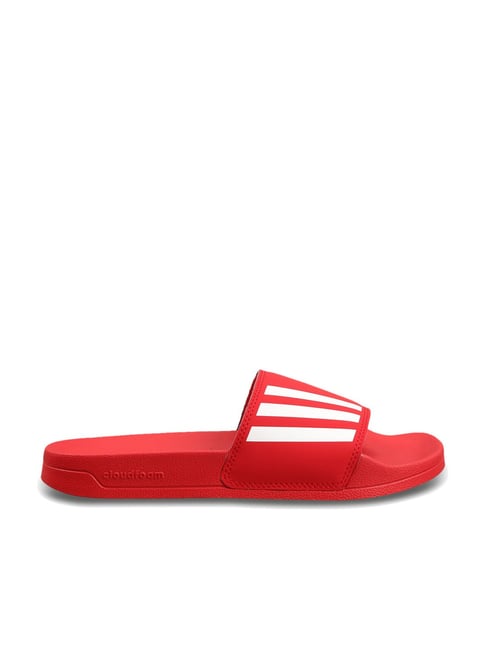 Buy Adidas Men s SWENN Red Slides for Men at Best Price Tata CLiQ