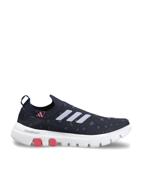 Adidas Women's WalkAnew Navy Walking Shoes-image-48