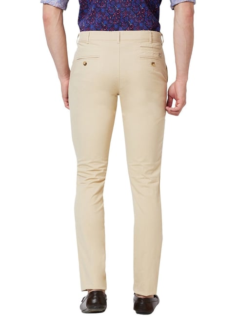 Buy Colorplus Dark Khaki Trouser (Size: 38)-CMTV11757-H6 at Amazon.in