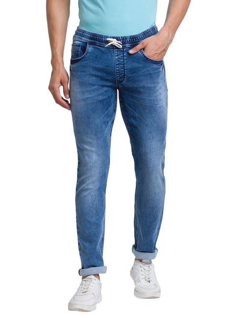 Parx Blue Jogger Fit Jeans-picture-19