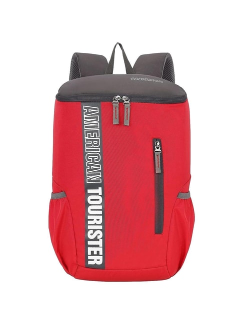 Buy online Red Polyester Backpack from bags for Men by American Tourister  Backpack for ₹1389 at 25% off | 2024 Limeroad.com