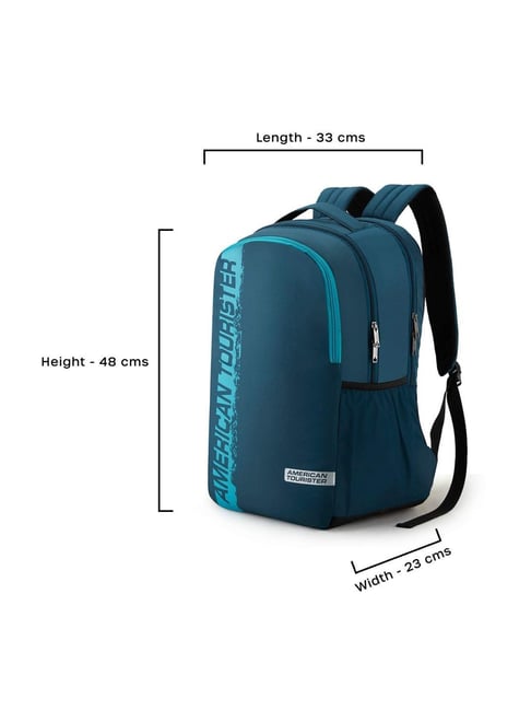 Buy American Tourister Spin 29 Ltrs Teal Laptop Backpack Online At Best ...