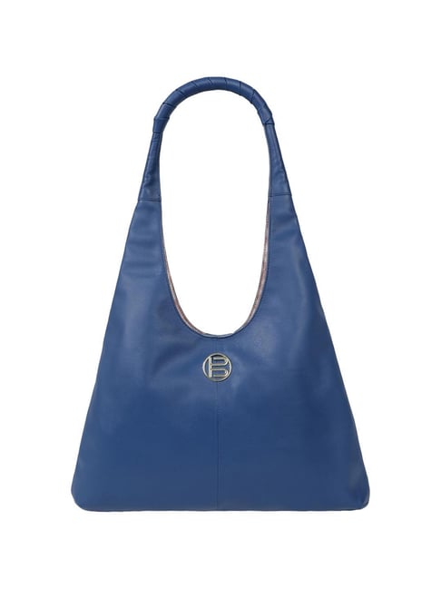 Buy Mochi Light Blue Solid Large Hobo Handbag Online At Best Price @ Tata  CLiQ