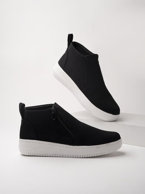 Shoetopia Women's Black Casual Booties