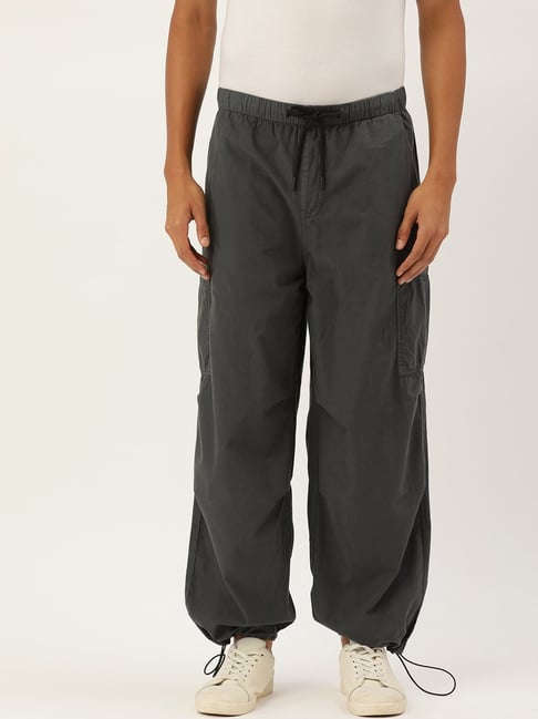 Buy Dark Grey Cargo Jogger Pants for Men for Men Online in India -Beyoung