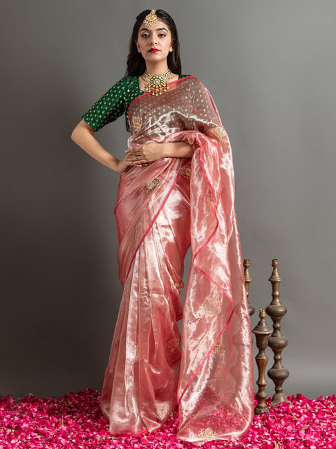 Buy I LOVE SAREES Under the Moonlight Saree without Blouse online