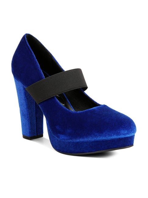 London Rag Women s Blue Casual Pumps