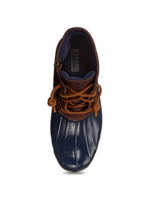 Buy SPERRY Men's Saltwater Navy Derbt Boots for Men at Best Price