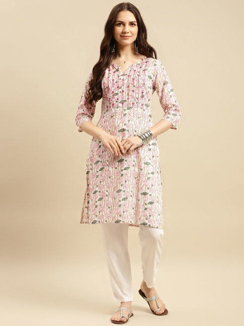 Buy Go Colors Women Solid Color Kurti Pant - Light Beige Online - Lulu  Hypermarket India