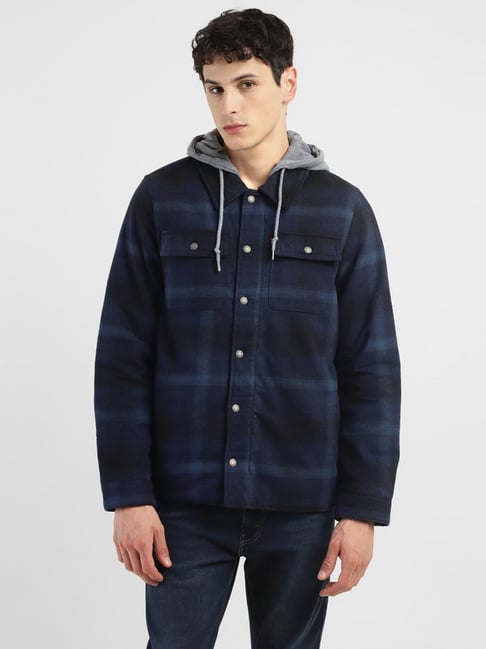 Levi's hot sale hooded shirt