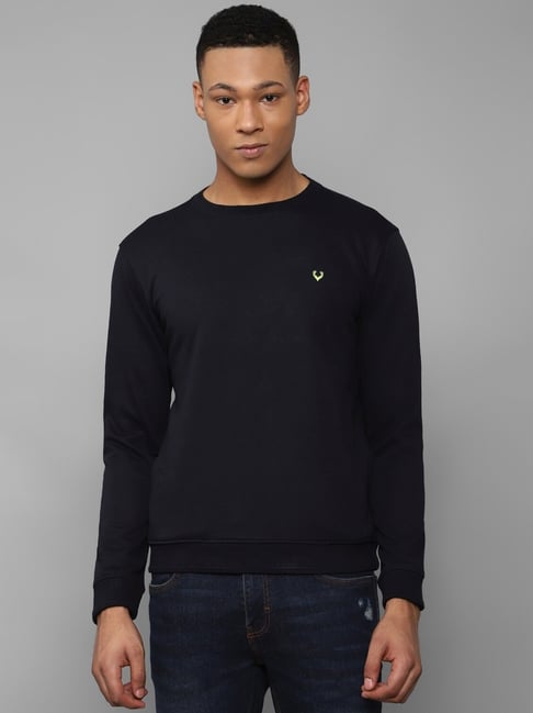 Allen solly black outlet sweatshirt