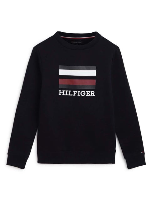 Buy Tommy Hilfiger Kids Desert Sky Logo Regular Fit Sweatshirt for