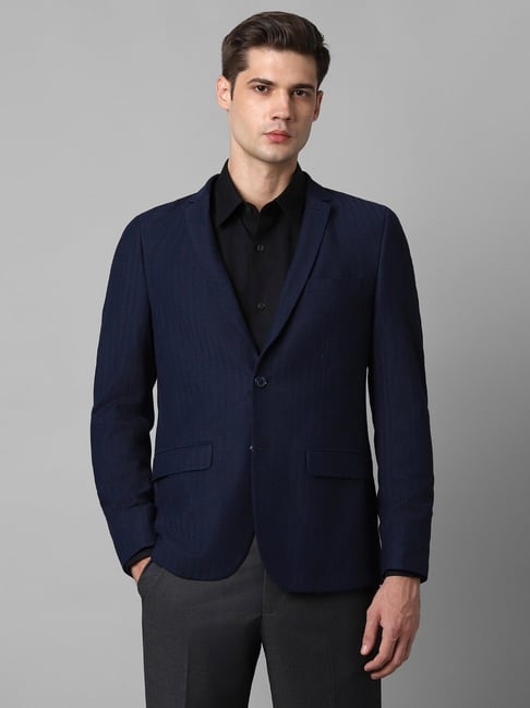 Buy Louis Philippe Sport Light Grey Cotton Slim Fit Self Pattern Blazer for  Mens Online @ Tata CLiQ
