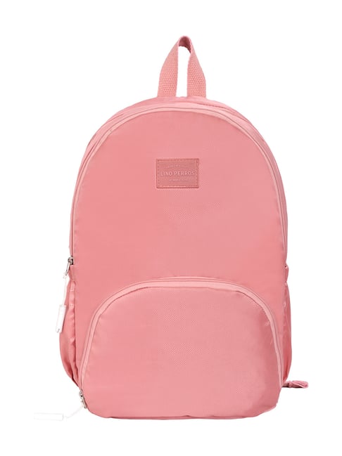 Light Pink Heart Quilted Backpack - TK Maxx UK