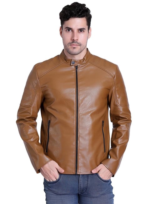 Akris Short Bonded Leather Jacket - Bergdorf Goodman
