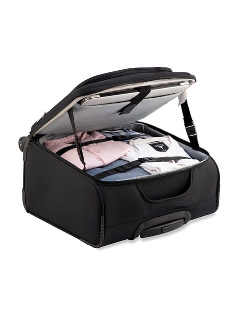 Buy Harissons Black Solid Soft Large Overnighter Trolley Bag 15.6 inch at Best Price Tata CLiQ