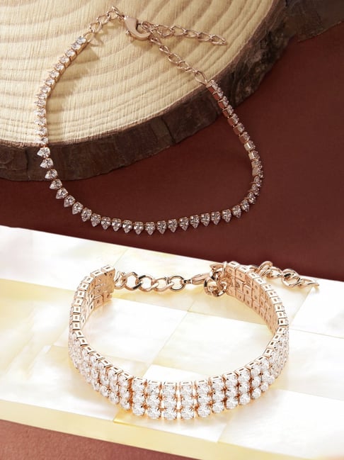 Buy 18Kt Diamond Tennis Bracelet 177VG1781 Online from Vaibhav Jewellers
