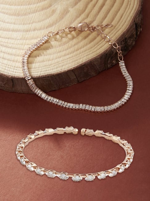 Buy Dainty Gold Chain Bracelet, Simple Everyday Stacking Bracelet, Tennis  Bracelet Girlfriend Gift Online in India - Etsy