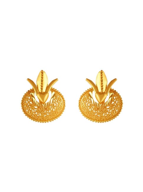 P.C. Chandra Jewellers 22K Gold Drop Earrings for Women, Yellow :  Amazon.in: Fashion