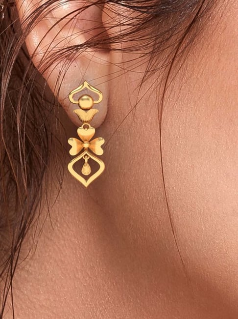 Unique Charm Gold Jhumka Earrings