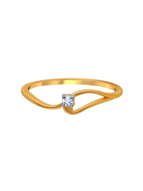 PC Chandra Jewellers New Collection 14kt Yellow Gold ring Price in India -  Buy PC Chandra Jewellers New Collection 14kt Yellow Gold ring online at  Flipkart.com