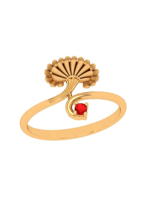 P.C. Chandra Jewellers 22k Gold Aesthetic Yellow Finger Casual Ring for Women-picture-10