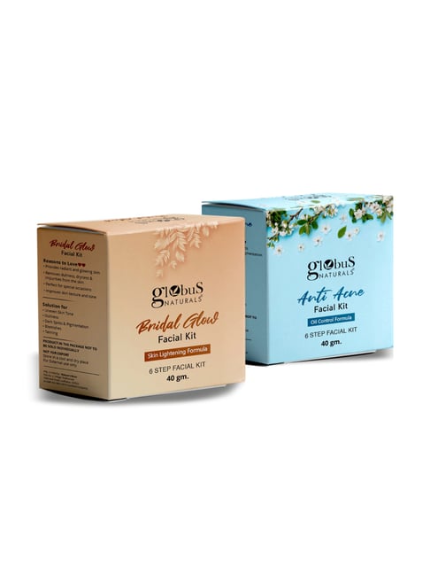 Globus Naturals Bridal Glow & Anti Acne Facial Kit Combo-picture-48