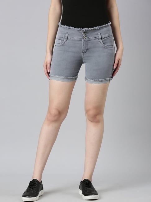 AllSaints Shade Switch Denim Shorts, $125 | AllSaints | Lookastic