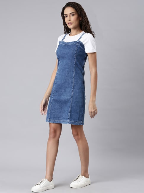 StyleStone Blue Maxi Dungaree