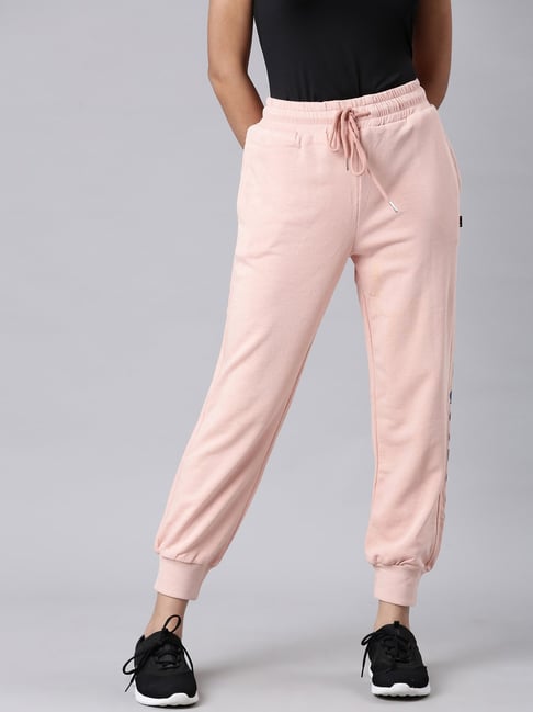 Peach joggers online womens