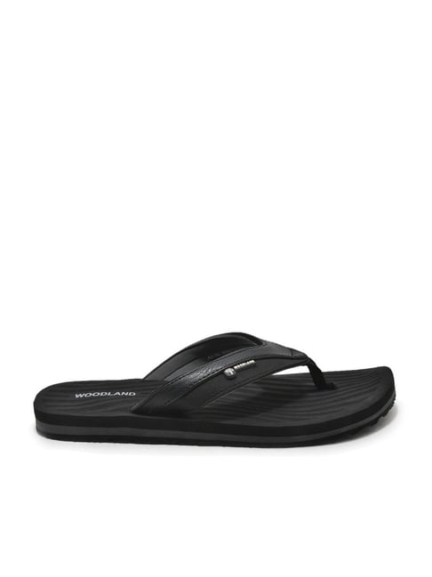 Buy Woodland Men s Black Flip Flops for Men at Best Price Tata CLiQ