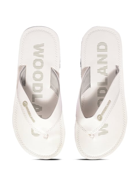 White on sale slippers mens