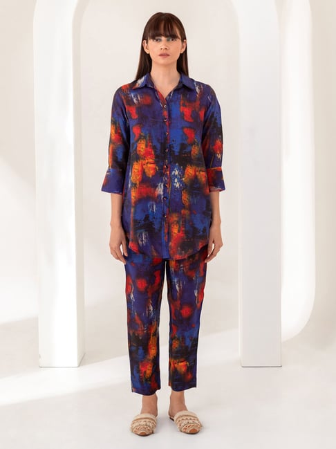 Kameez By Pooja Multi Color Shirt with Pant-picture-17